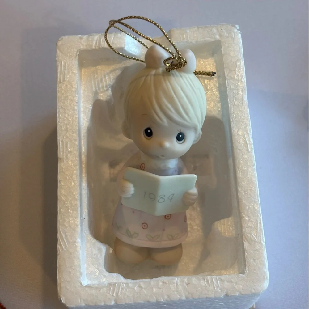 VINTAGE PRECIOUS MOMENTS Christmas Ornament Christmas Wish 1984‎ NIB